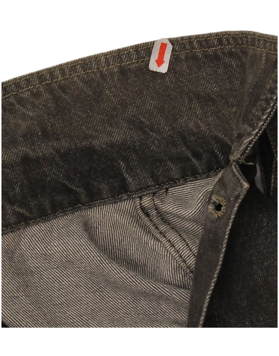 Męska kurtka dżinsowa Benetton Oversize IT 46 Small, szara, bawełniana