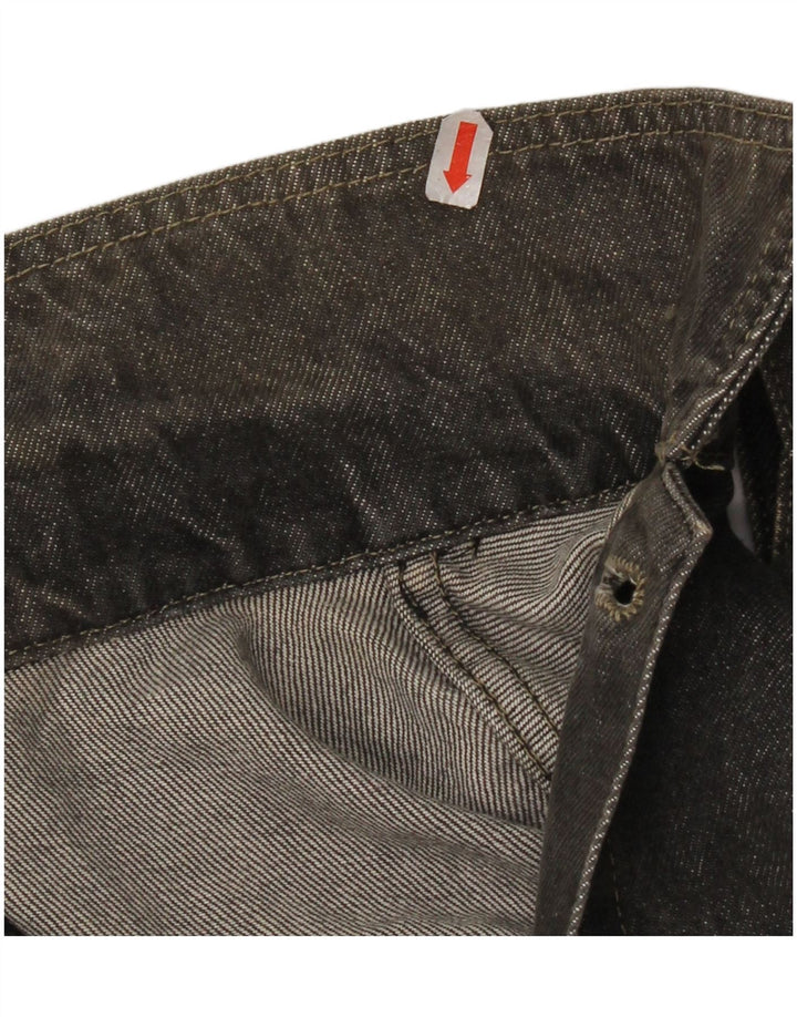 Męska kurtka dżinsowa Benetton Oversize IT 46 Small, szara, bawełniana