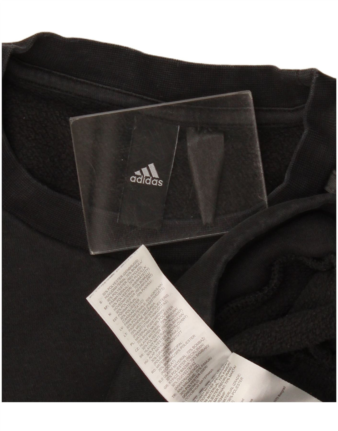 Adidas Męska Bluza Sweter Mała Czarna Bawełna