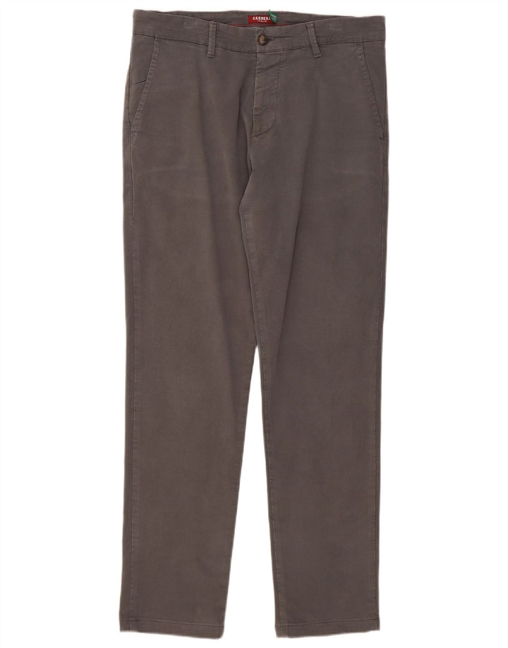 Męskie spodnie typu chino Carrera IT 48 Medium W33 L31 Szara bawełna