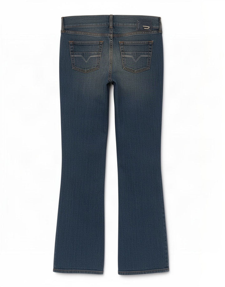 Damskie jeansy Bootcut Diesel W29 L33 Niebieskie bawełniane