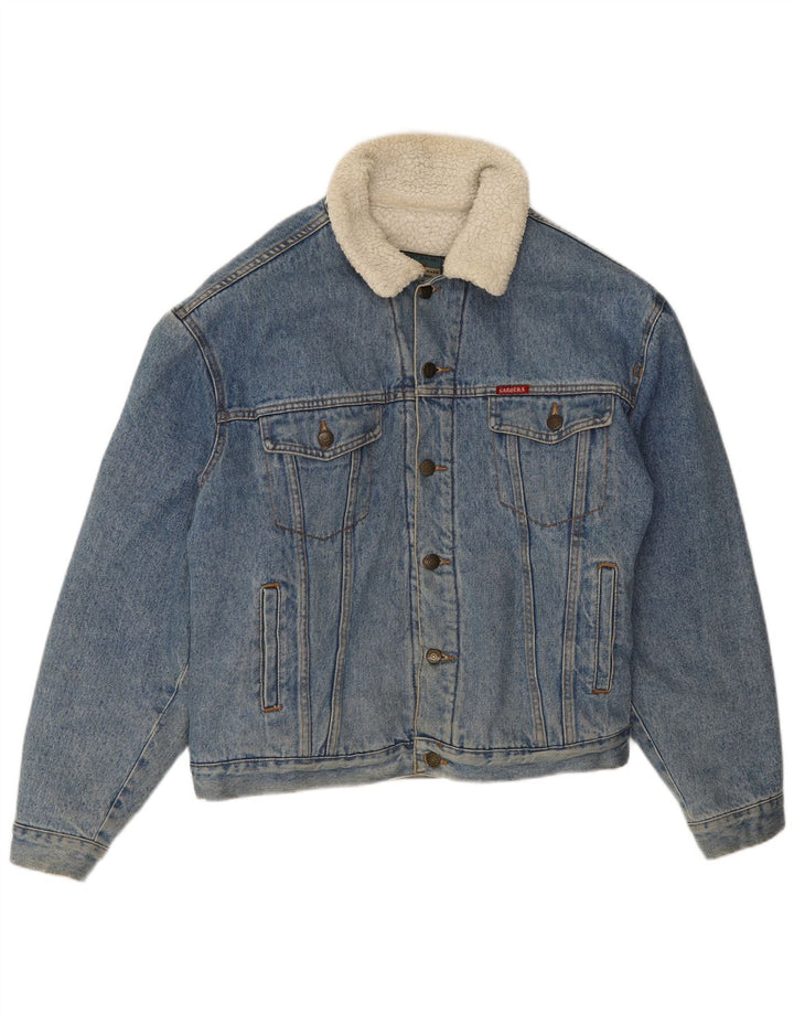 Męska kurtka dżinsowa Carrera Sherpa UK 38, średni niebieski poliester