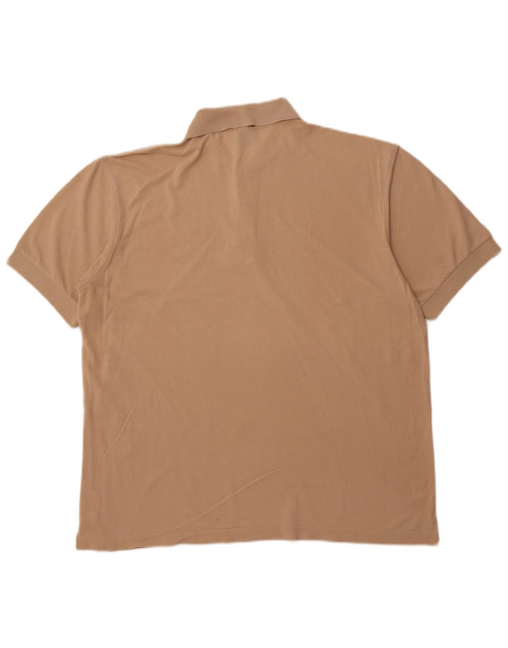 Męska koszulka polo HUGO BOSS, duża, beżowa, bawełniana