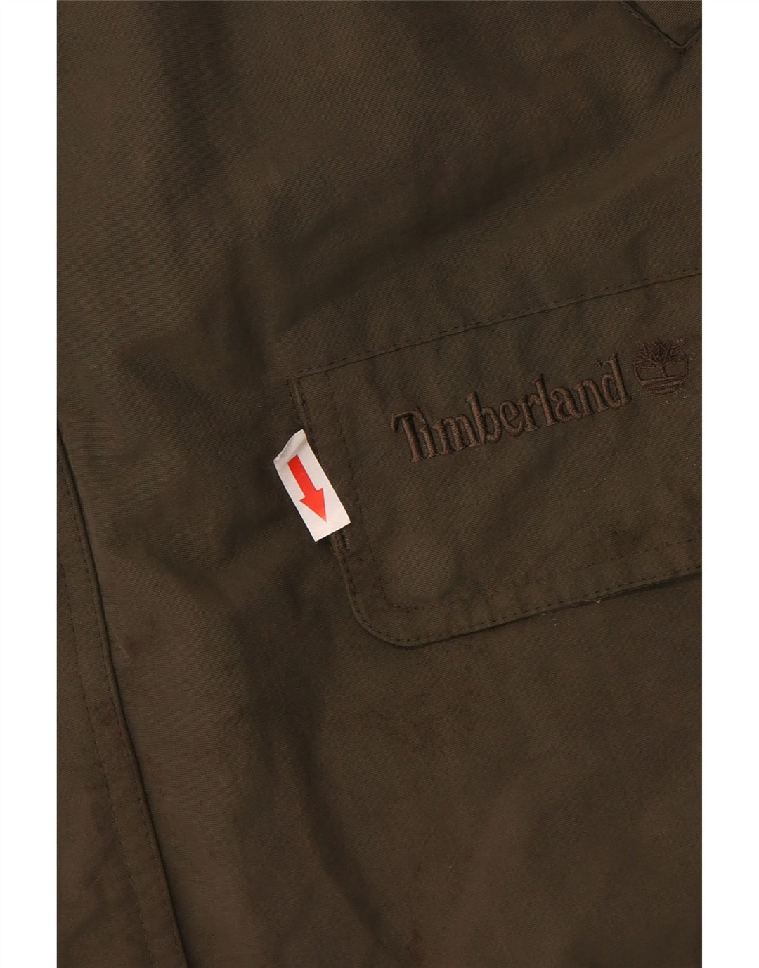 Męski wiatrówka Timberland o luźnym kroju UK 36 Small Khaki Nylon