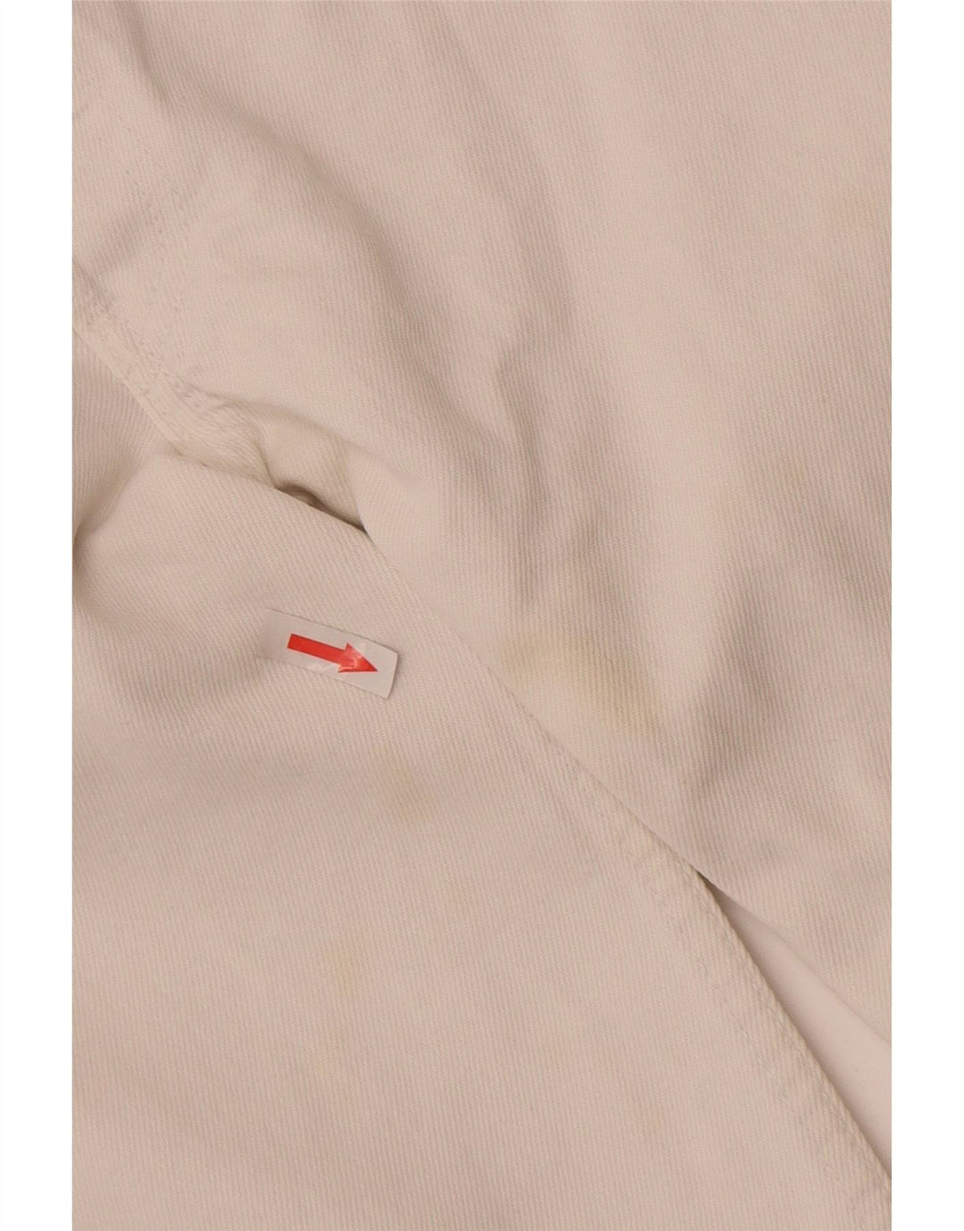 Damskie dżinsy Levi's 501 Straight W28 L32 Biała bawełna