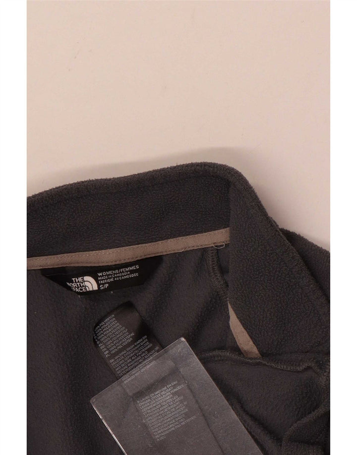 Damski sweter polarowy The North Face z zamkiem błyskawicznym, UK 10, mały, szary poliester
