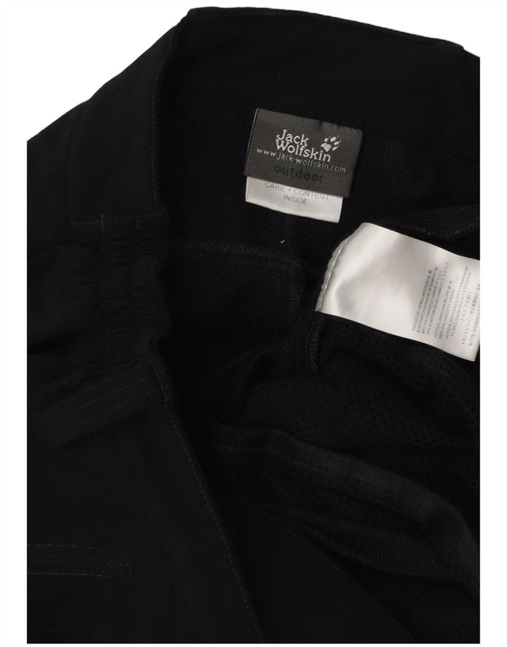 Męskie spodnie turystyczne Jack Wolfskin W33 L34 Czarny poliamid