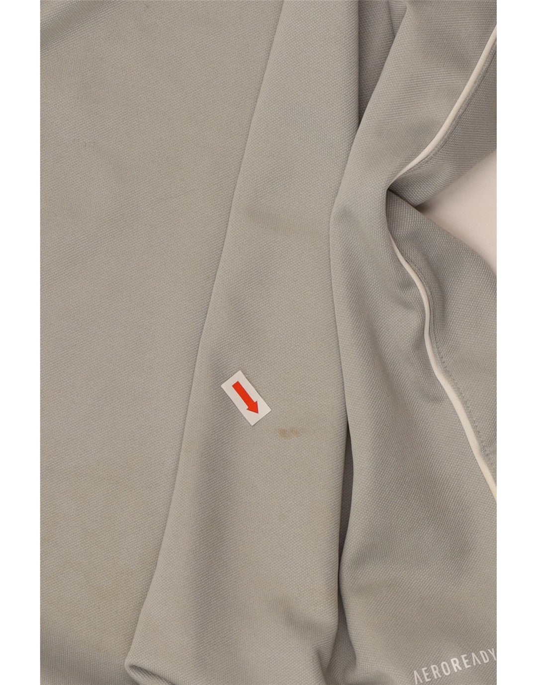 Męski dres ADIDAS Aeroready z zamkiem błyskawicznym pod szyją, XL, szary poliester