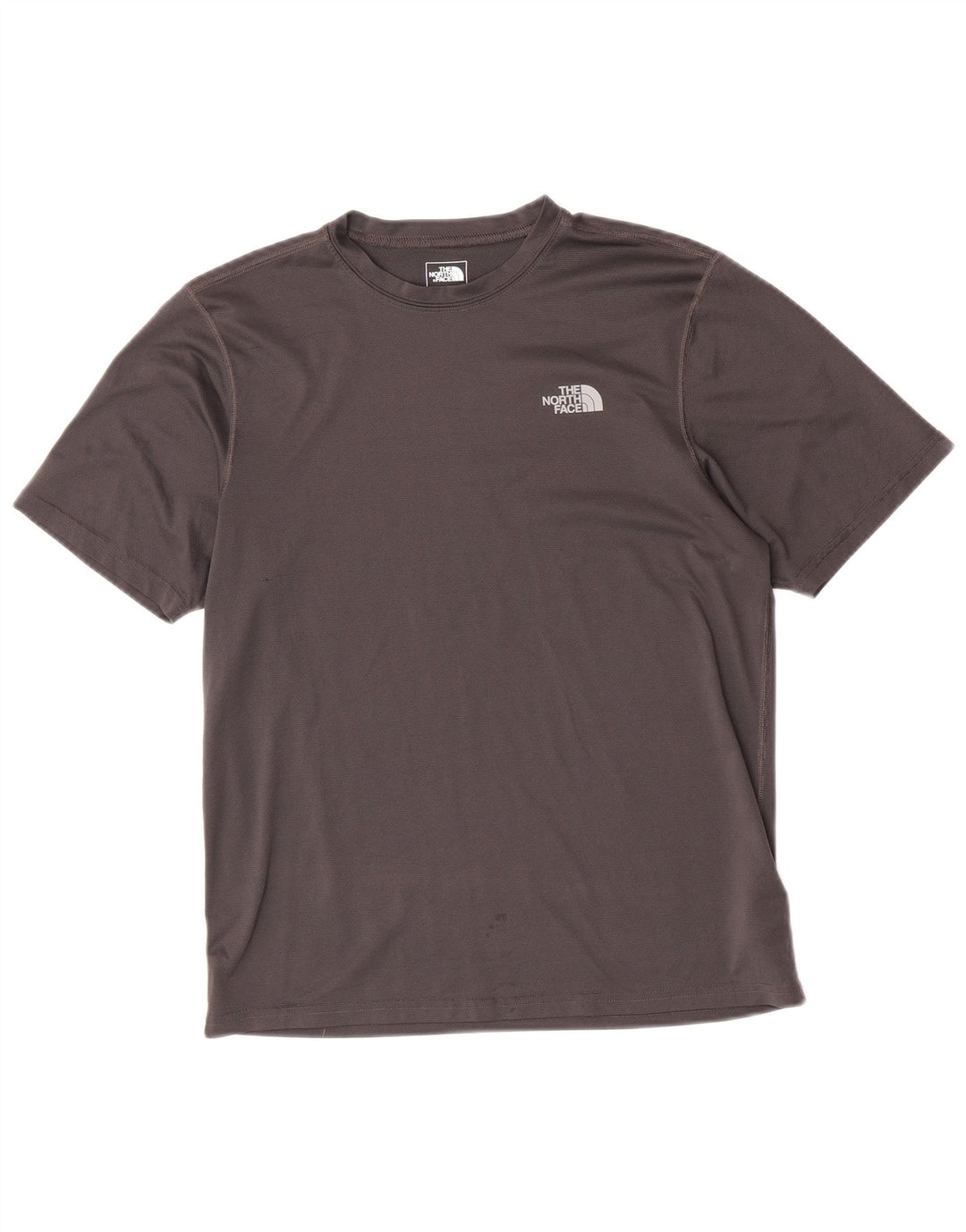 T-shirt męski The North Face, mały, szary, poliestrowy