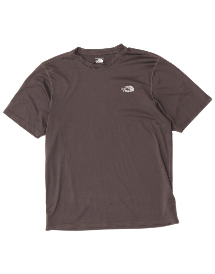 T-shirt męski The North Face, mały, szary, poliestrowy