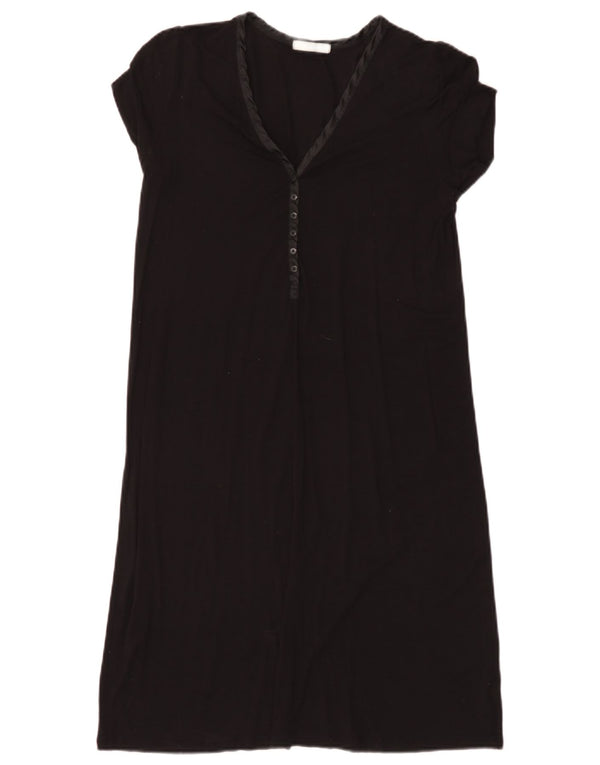 Damska sukienka t-shirtowa Marks & Spencer UK 8 Small, czarna wiskoza