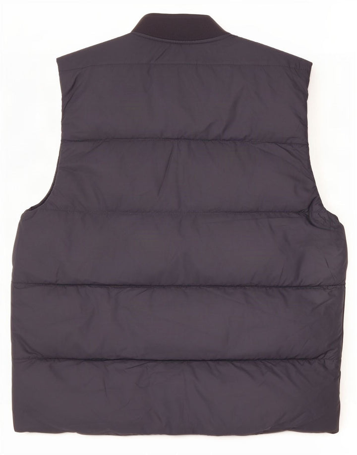 Męska wyściełana kamizelka Zara UK 40, duża, granatowa, poliester