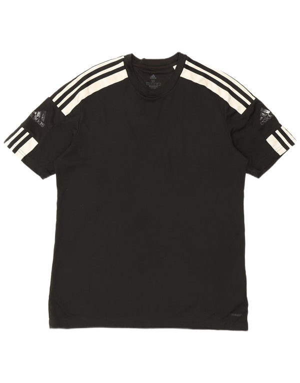 Adidas Mens Aeroready Graphic T-Shirt Top Medium Black Colourblock