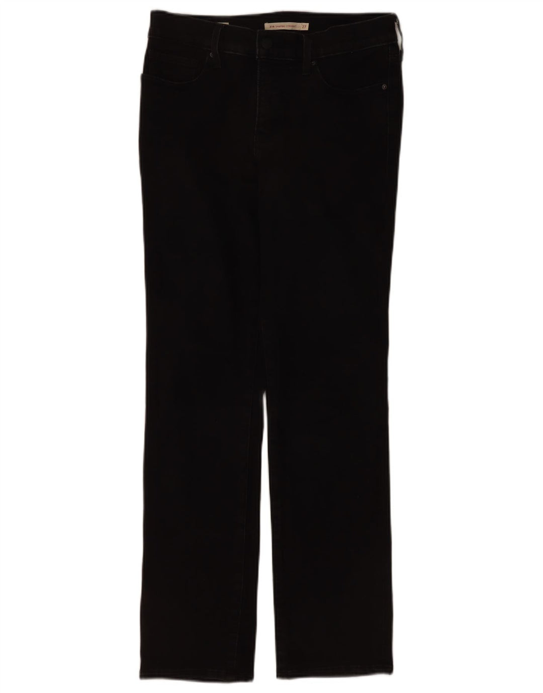 Damskie jeansy Levi's 314 Shaping Straight W27 L30 Czarne