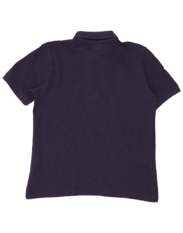 Męska koszulka polo KAPPA, średnia, granatowa, bawełniana