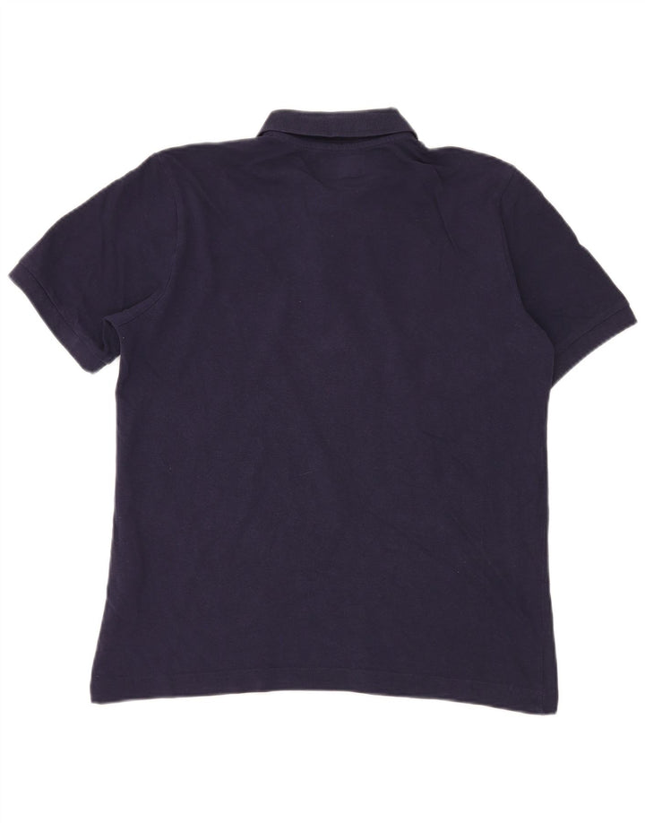 Męska koszulka polo KAPPA, średnia, granatowa, bawełniana