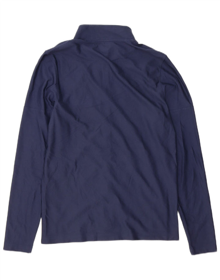 UNDER ARMOUR Mens Fitted Graphic Tracksuit Top Jacket Small Navy Blue