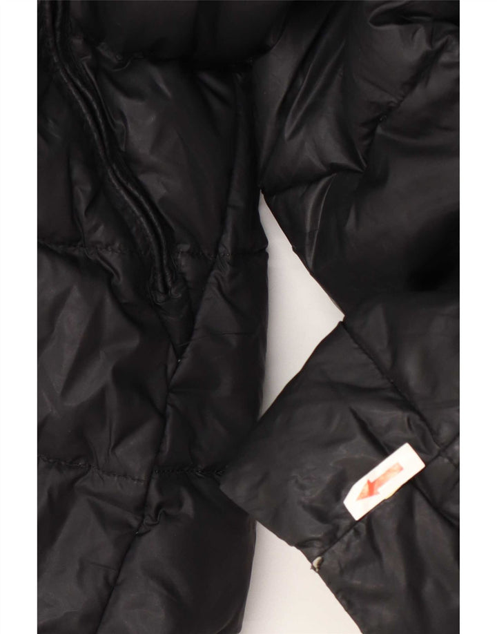 Damska ocieplana kurtka z kapturem Blauer UK 18 XL, czarna, poliamid