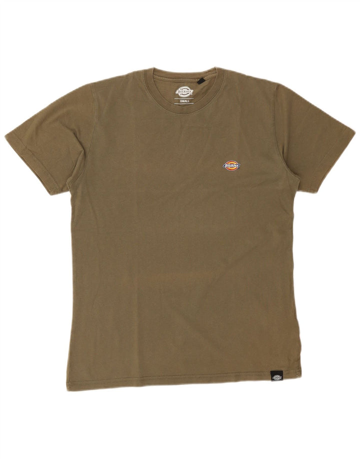 T-shirt męski Dickies, mały, bawełniany khaki