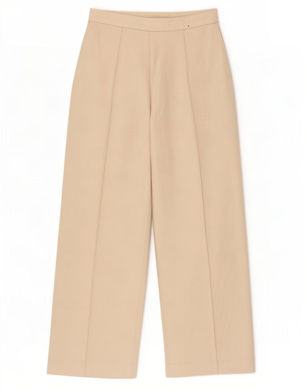 Marks & Spencer Damskie spodnie z wysokim stanem UK 16 Large W34 L30 Beżowe