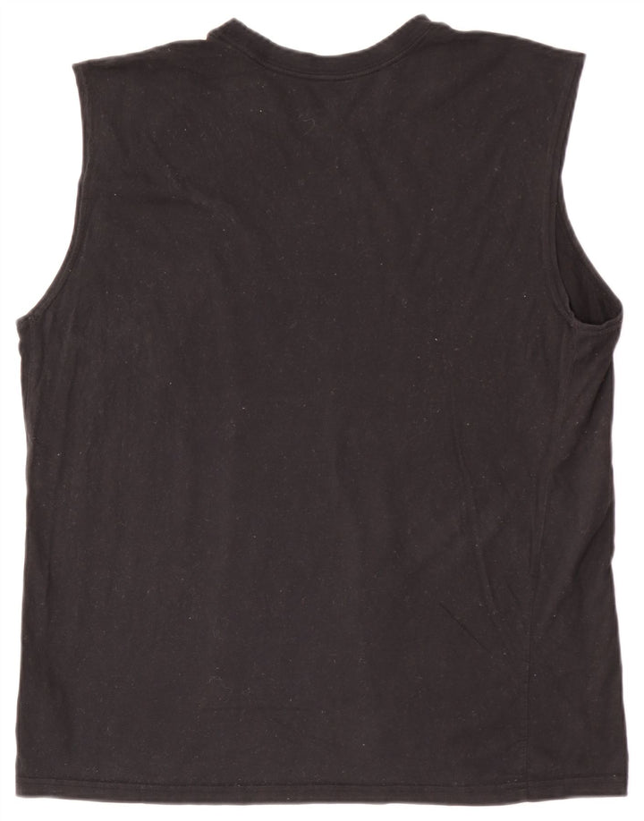 Męska kamizelka NIKE Dri Fit XL, czarna, bawełniana