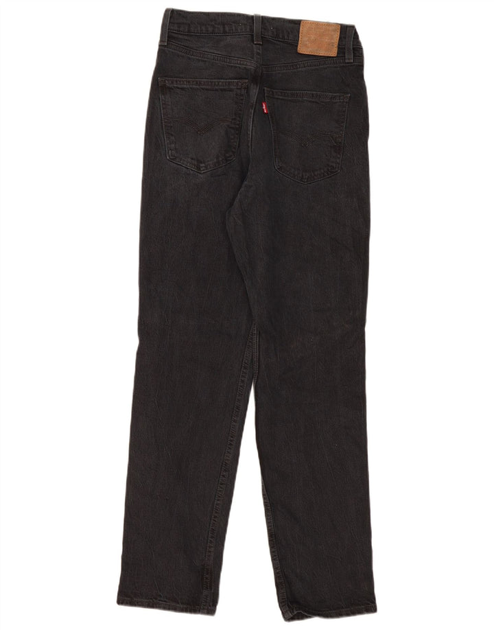 Damskie zwężane dżinsy Levi's W26 L29 Czarna bawełna
