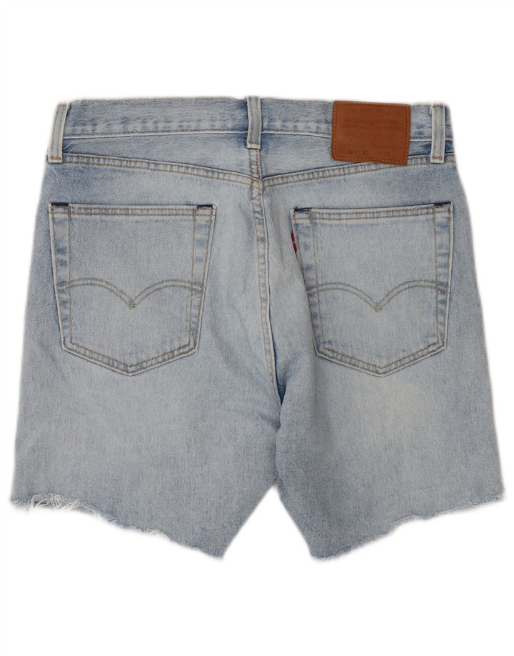 Męskie spodenki jeansowe Levi's 501 W31 Średnioniebieskie, bawełniane