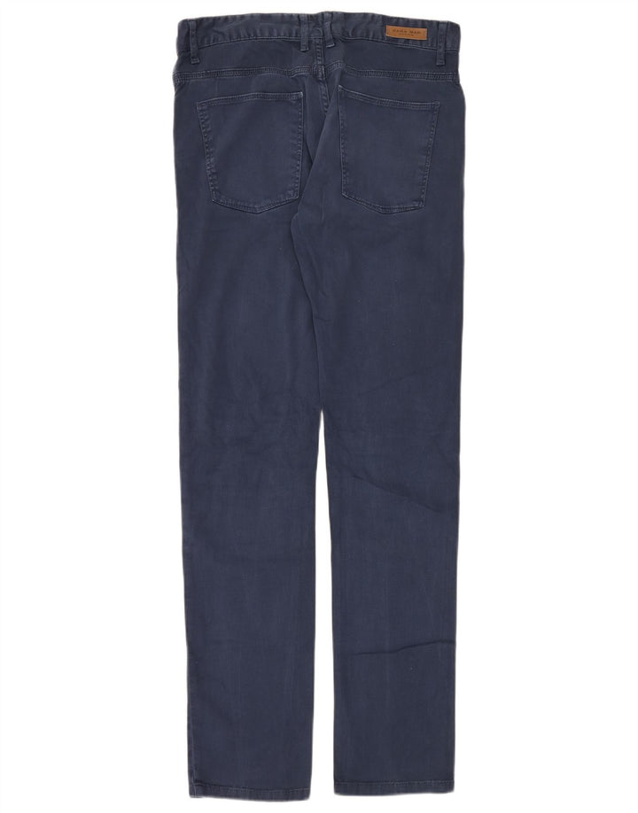 Męskie spodnie typu slim casual Zara EU 40 Medium W31 L34 Niebieskie