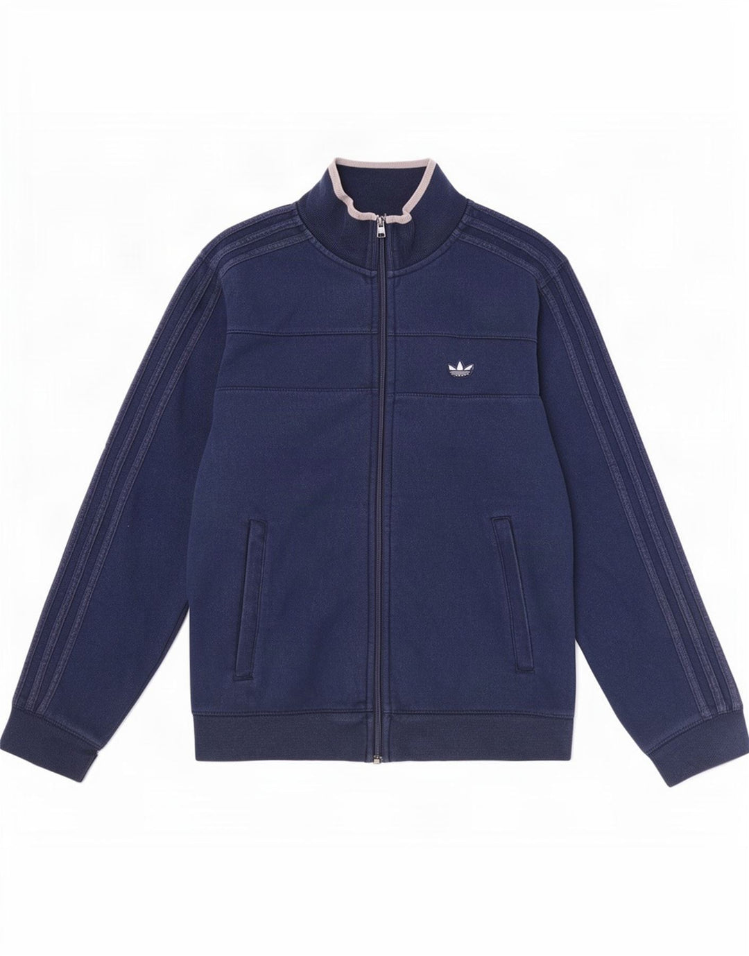 Adidas Męska bluza dresowa, średnia, granatowa, bawełniana