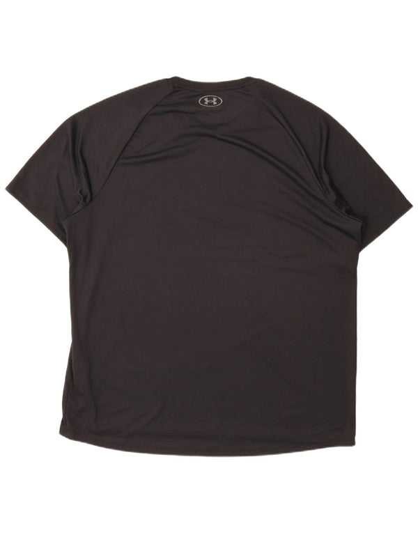 Koszulka męska Under Armour Top 2XL, czarny poliester