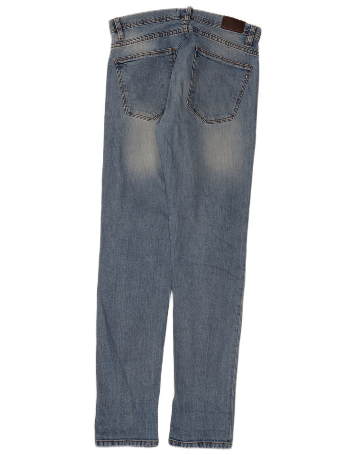 Męskie jeansy slim fit Zara EU 38 Small W30 L32 Niebieskie