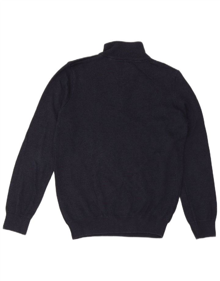 Męski sweter z zamkiem błyskawicznym Superdry, duży, granatowy, bawełniany