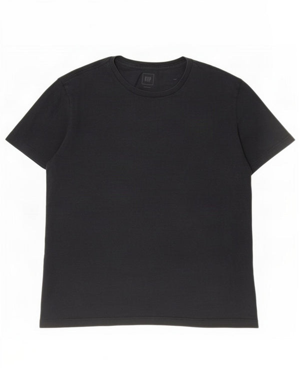 Gap Mens T-Shirt Top Large Black Cotton