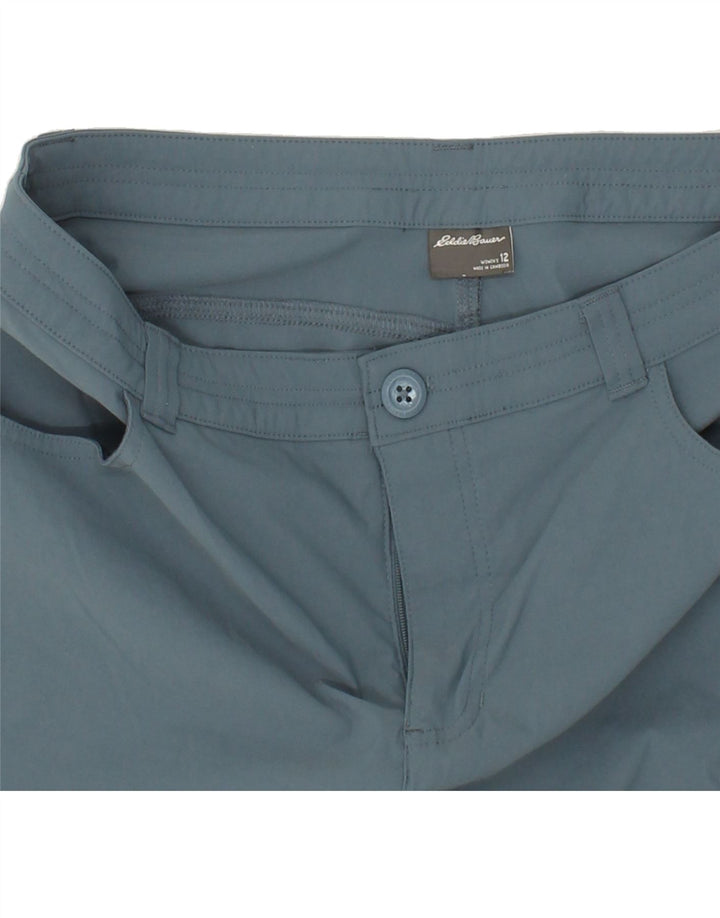 Spodnie damskie Capri Cargo EDDIE BAUER US 12 Large W36 L21 Niebieski nylon