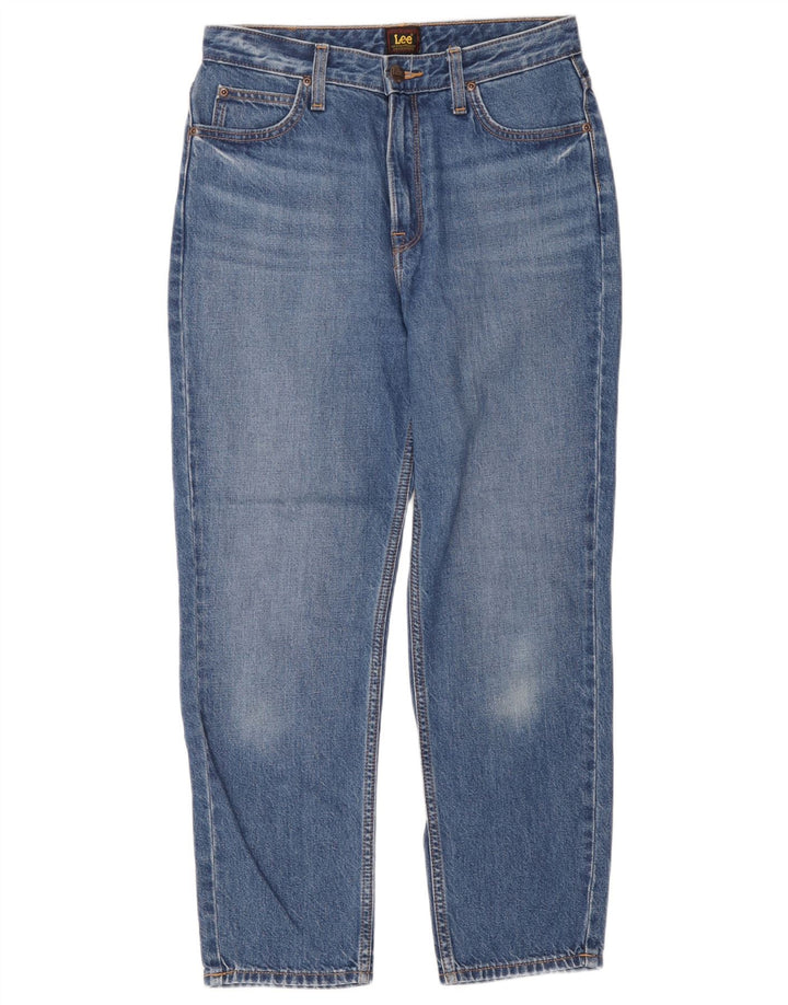 Męskie jeansy Lee Carol Cropped W28 L25 Niebieskie bawełniane