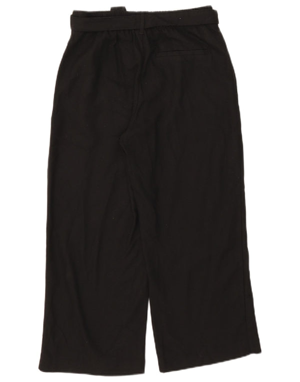 Damskie spodnie z szerokimi nogawkami Zara Trafaluc XS W24 L22 czarne