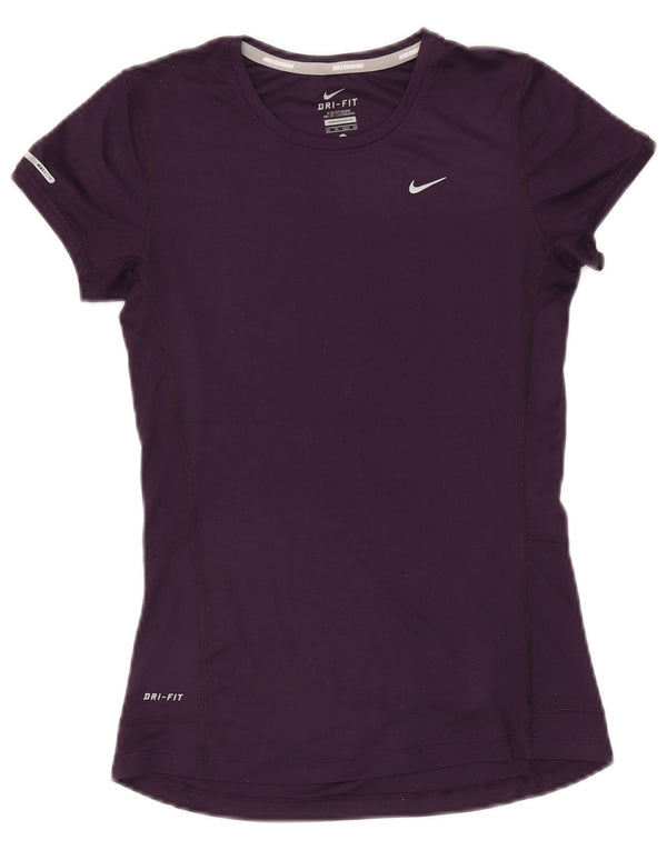 Damska koszulka Nike Dri Fit Top UK 6 XS Fioletowy poliester