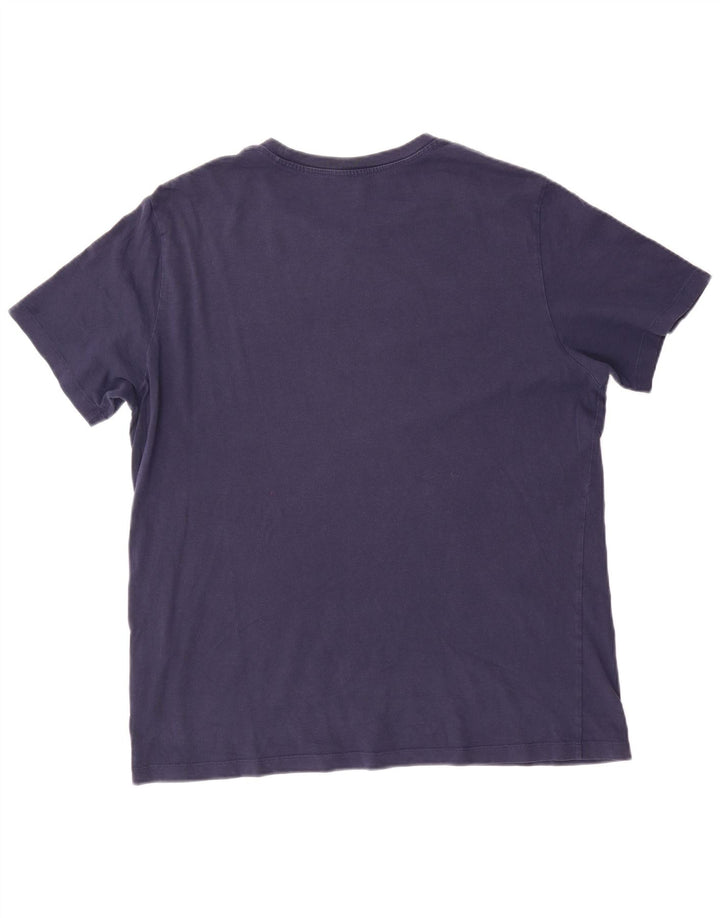Męski T-shirt z grafiką Levi's, duży, granatowy, bawełniany