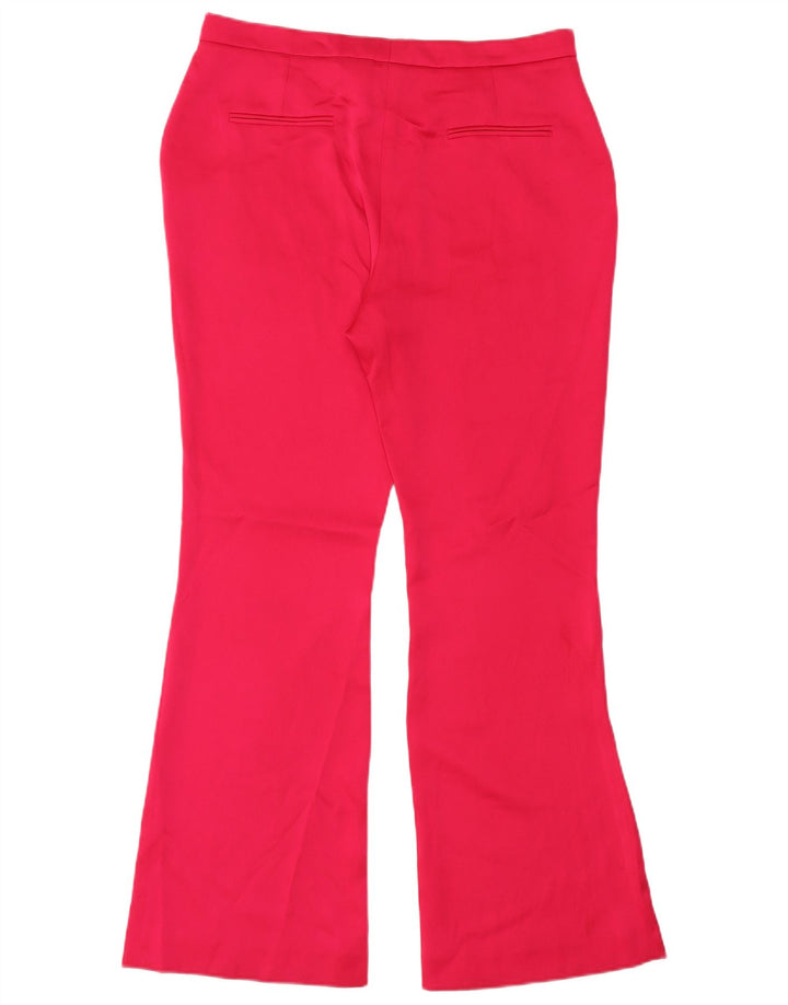Damskie spodnie Chino typu Bootcut Coast UK 16 Large W36 L32 Różowy poliester
