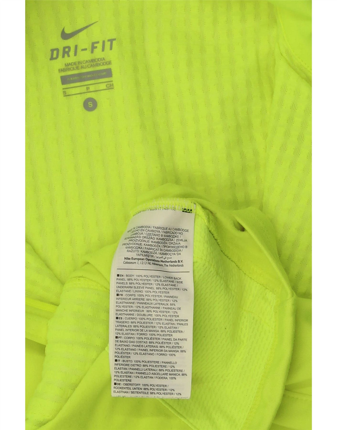 Męska kurtka dresowa NIKE Dri Fit, mała, zielona, poliestrowa