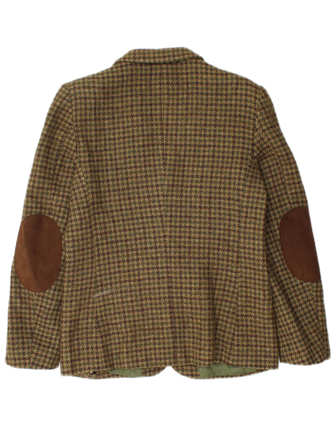 Damska marynarka Tris zapinana na 2 guziki UK 12 Medium Khaki w pepitkę