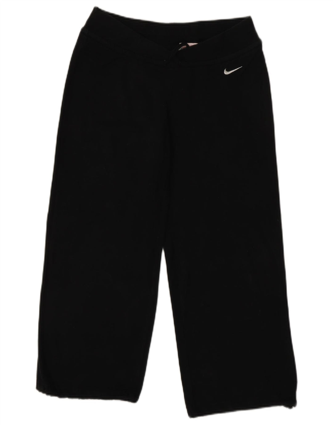 Damskie spodnie dresowe NIKE Capri UK 8/10, małe, czarne, bawełniane