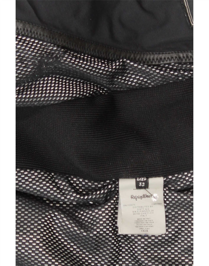 Męska ocieplana kurtka Refrigiwear UK 40, duża, czarna, poliamidowa