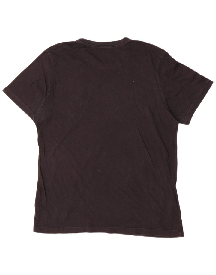 Męski T-shirt z grafiką Nike, duży, czarny, bawełniany