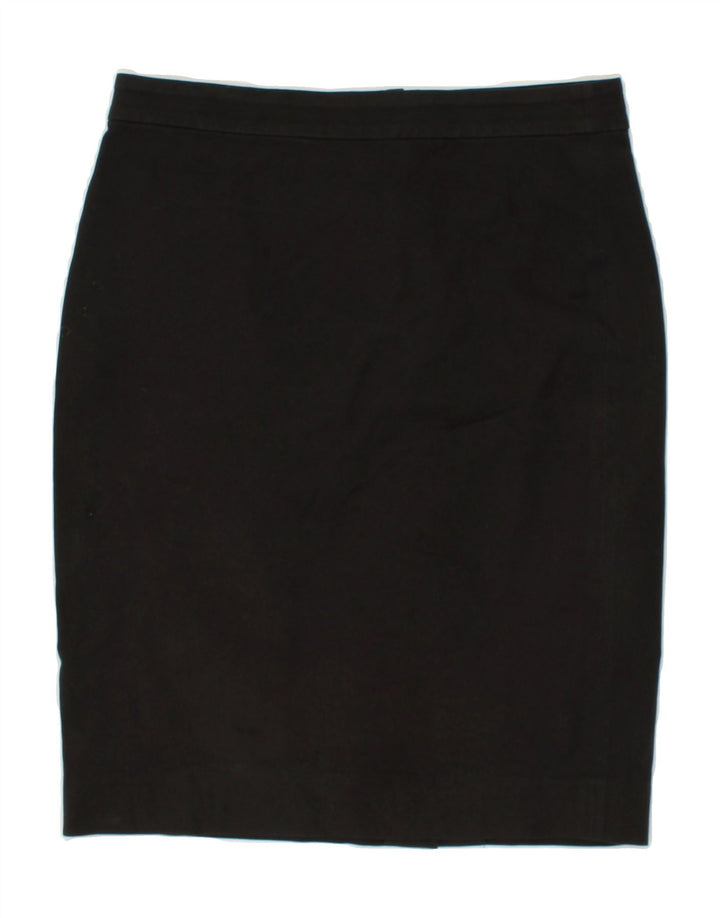 J. CREW Womens Pencil Skirt US 4 Small W30 Black Cotton Vintage J. Crew and Second-Hand J. Crew from Messina Hembry 