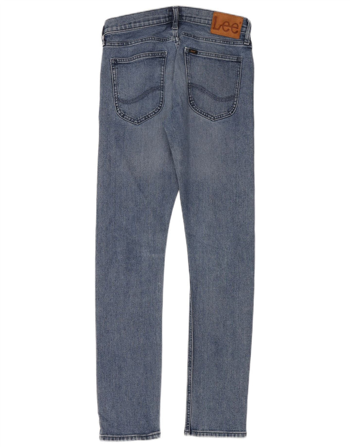 Lee Męskie Luke Slim Jeans W28 L32 Niebieskie bawełniane