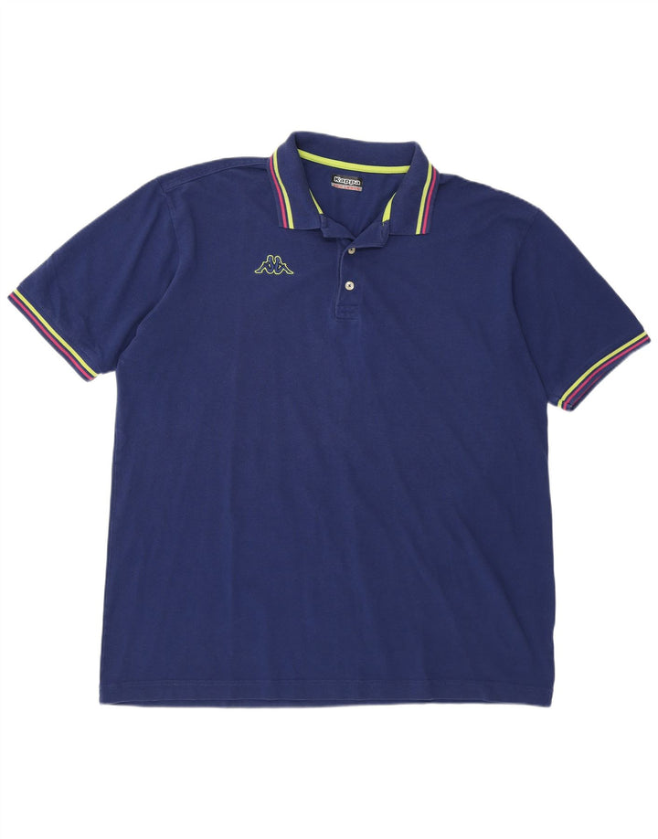 Męska koszulka polo Kappa Slim Fit 3XL granatowa