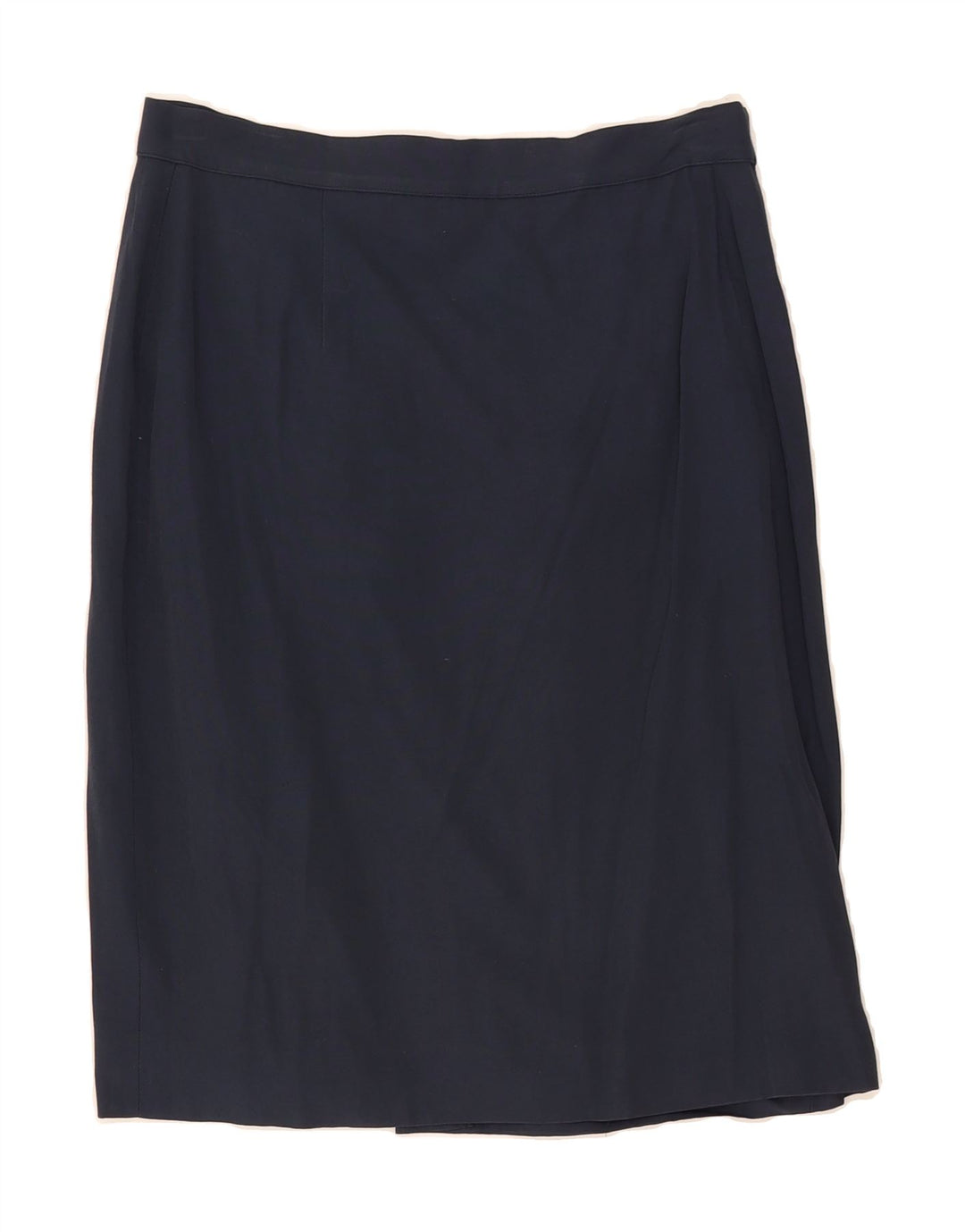VINTAGE Womens Straight Skirt UK 12 Medium W28  Navy Blue Vintage Vintage and Second-Hand Vintage from Messina Hembry 