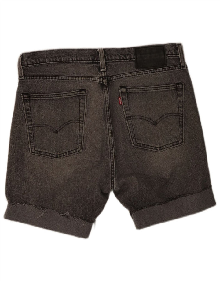 Męskie spodenki jeansowe Levi's 510 W33, duże, szare, bawełniane