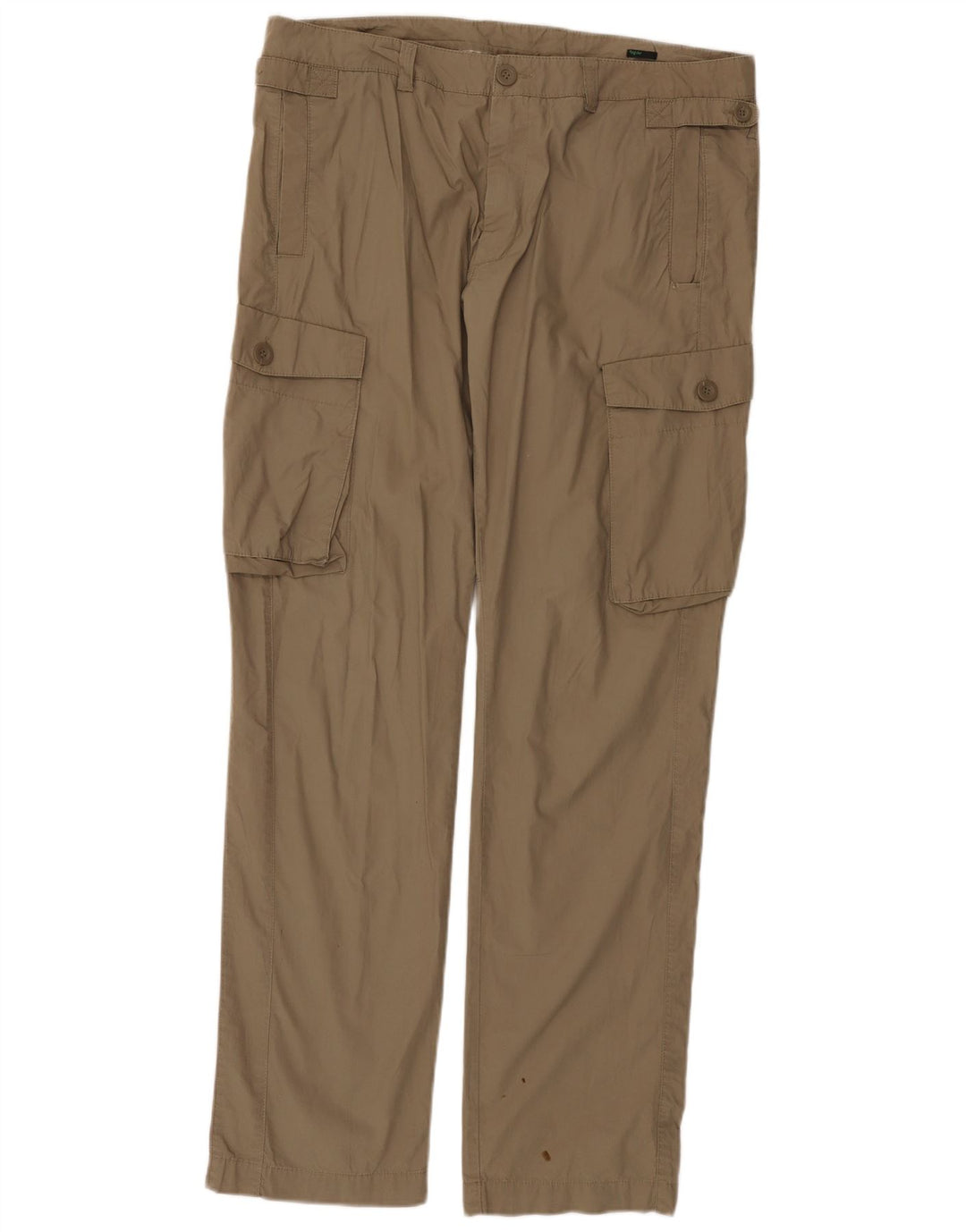 Męskie spodnie cargo BENETTON IT 52 XL W38 L34 Khaki, bawełna